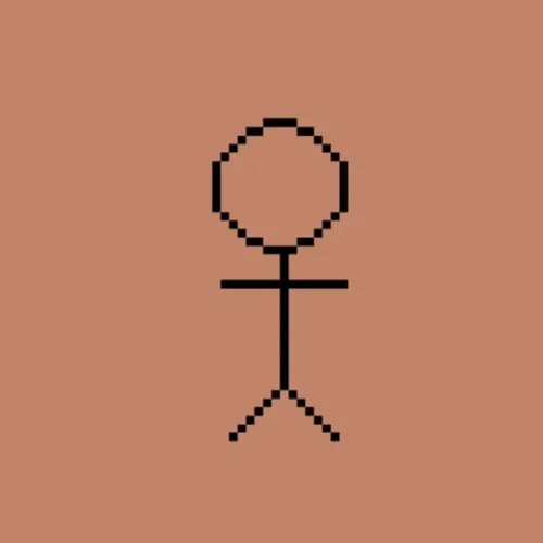 Pixelated Stickman