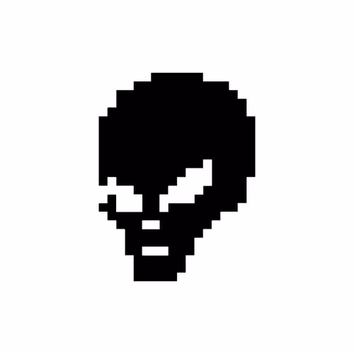 Pixelated Alien