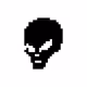 Pixelated Alien