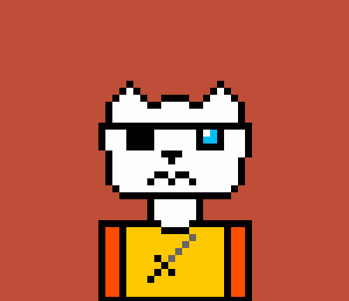 pixelated cats portraits