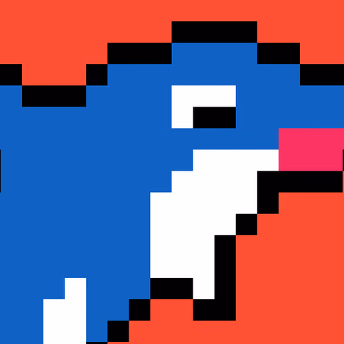 Pixel Dolphins by JC