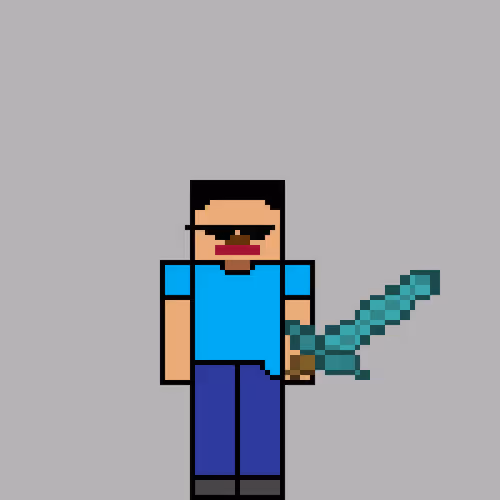 Pixel Man Steve