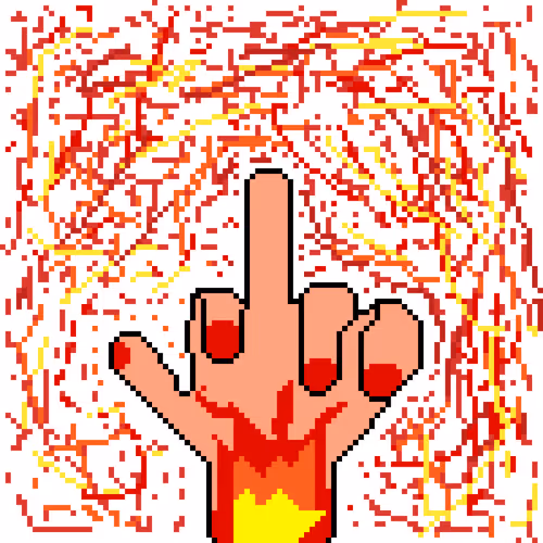 pixelmiddlefingers