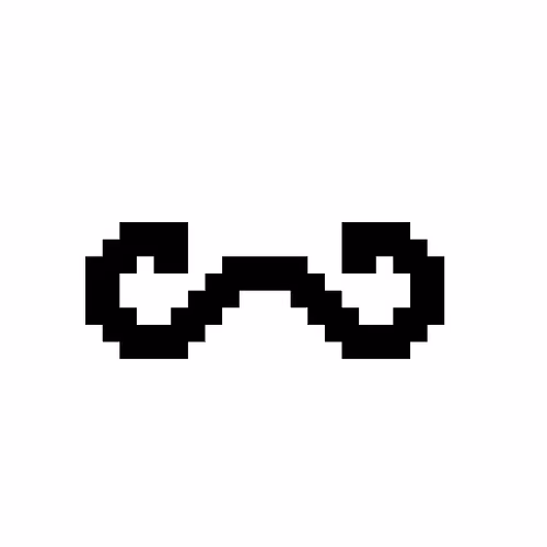 Pixel Mustache
