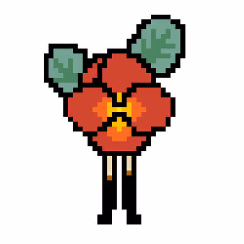 Pixel Pansy fairy - old