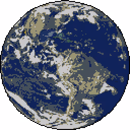 Pixel Planets Art