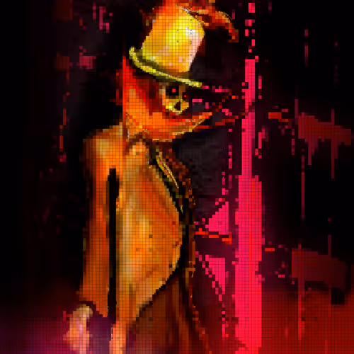 Pixel pyro Art