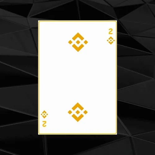 Playing cards.Binance 2.