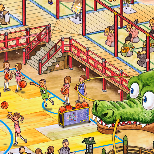 Pleasant scenery with multi-sport