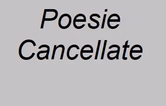 Poesie Cancellate