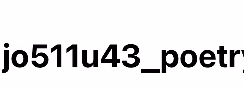 Jo511u43_poetry