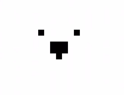 Polar Bear in a Blizzard