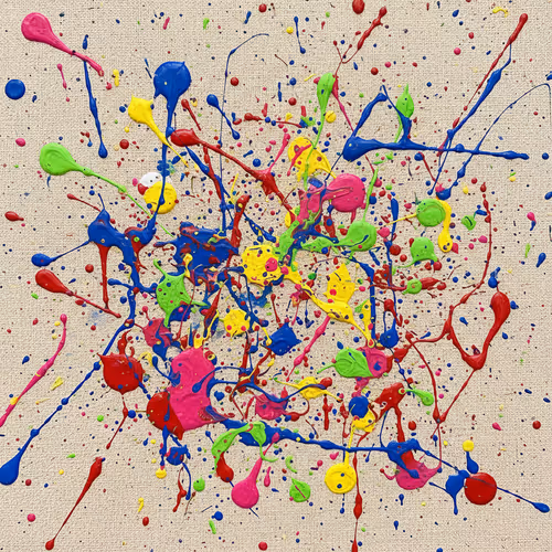 Pollock Style Art