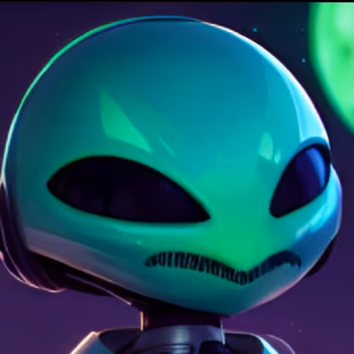 Polygon Alien Sweater Club