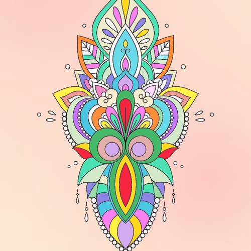 Colorful mandalas