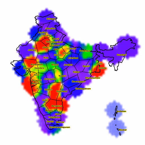 Population Heatmap
