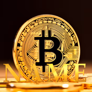 Proud of my name in Gold NFT