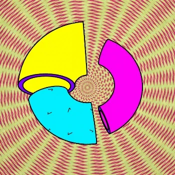 Psychedelic 3D world
