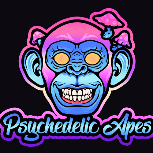 Psychedelic Apes - By P.HarrisDesigns - old