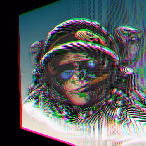 psychedelic art monkey