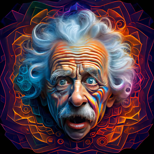 Psychedelic Einstein