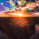 psychedelic sunsets