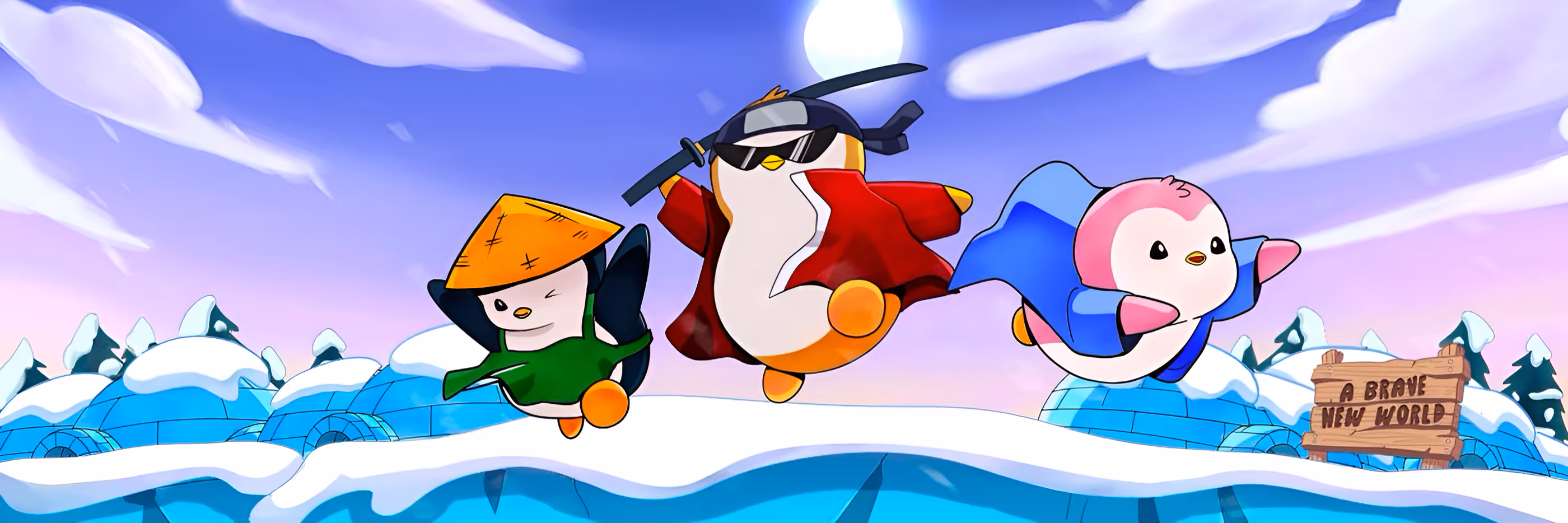 Pudgy Penguins banner