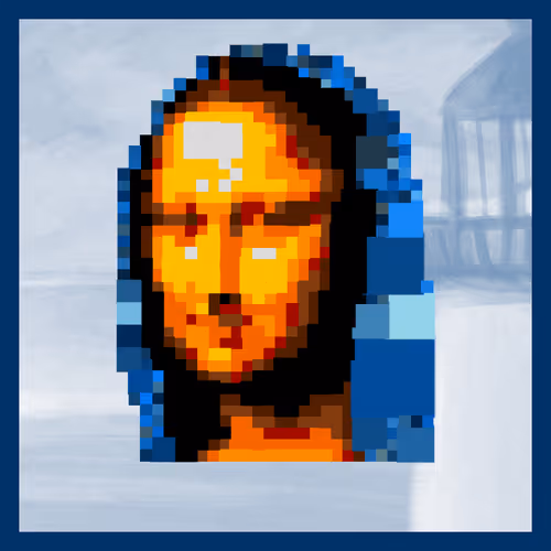 The Punka Lisa Azure Collection (Mondrian - Plastic Reality)