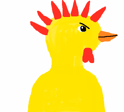 Punk rock chicken