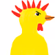Punk rock chicken