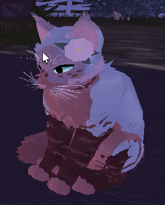 Purple Gaming Cat