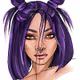 purple  hair