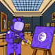 Purple Mural