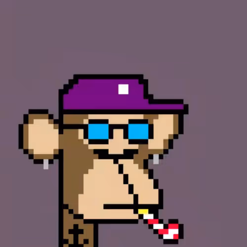 Purple Pixel Ape