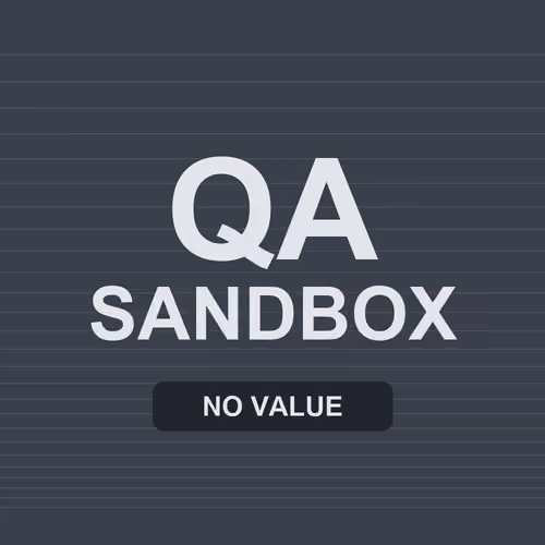 QA Sandbox Units