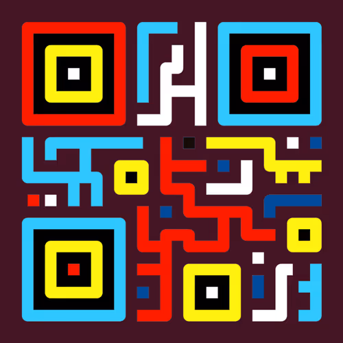 QR code #colourfull