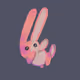 rabbit that falls off the rabbit's back