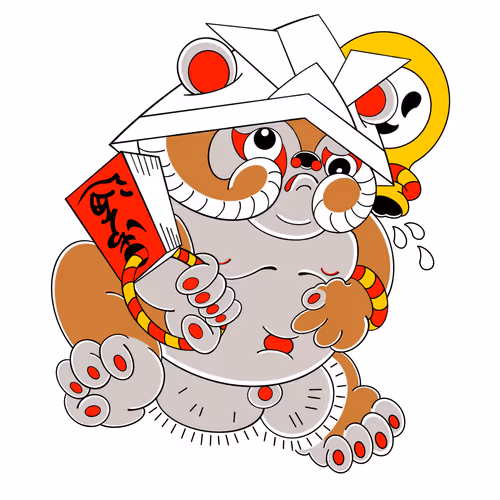 raccoon dog Guardian of Fortune#01