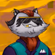 Raccoon Gangster