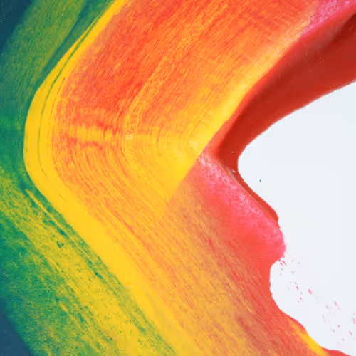 Rainbow color gradient, abstract art - old