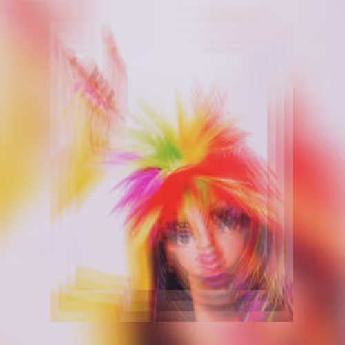 Rainbow Female Cyberpunk