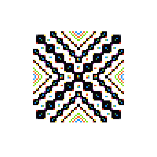 Rainbow square 1
