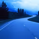 Random Walk on the Blue Roads - old