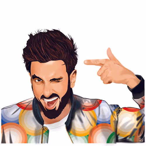 Ranveer Singh Illustration
