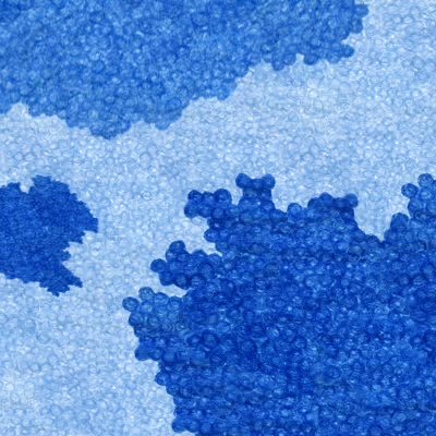 Koi in the world of Royal blue - old