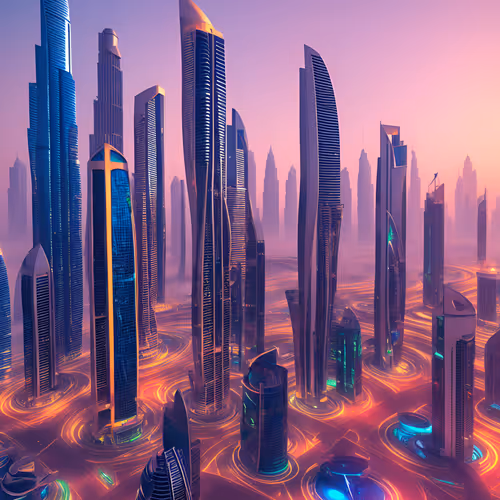 Real cities on blockchain