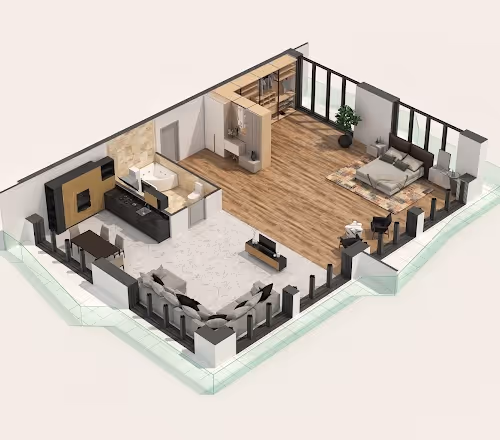 Real Estate. Apartments #265. 140 sq. m. floor 34