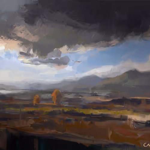 realistic landscape paintings