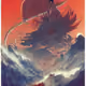 red moon and monster - old