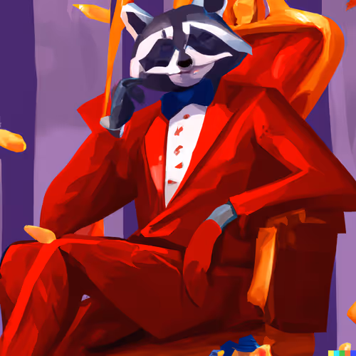 red raccoon
